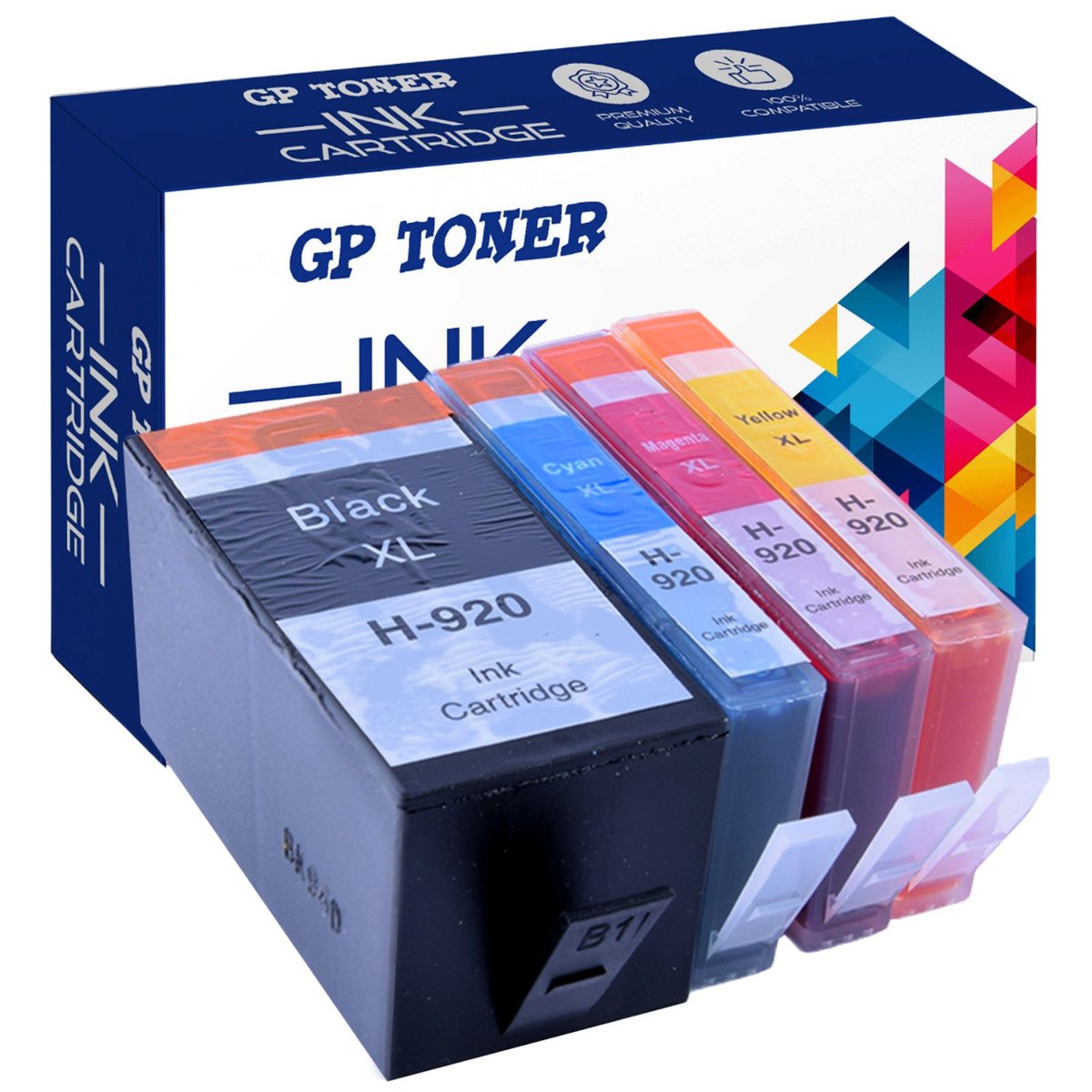 4x Tusze do HP OFFICEJET 6000 6500 6500a 7000 7500a CMYK