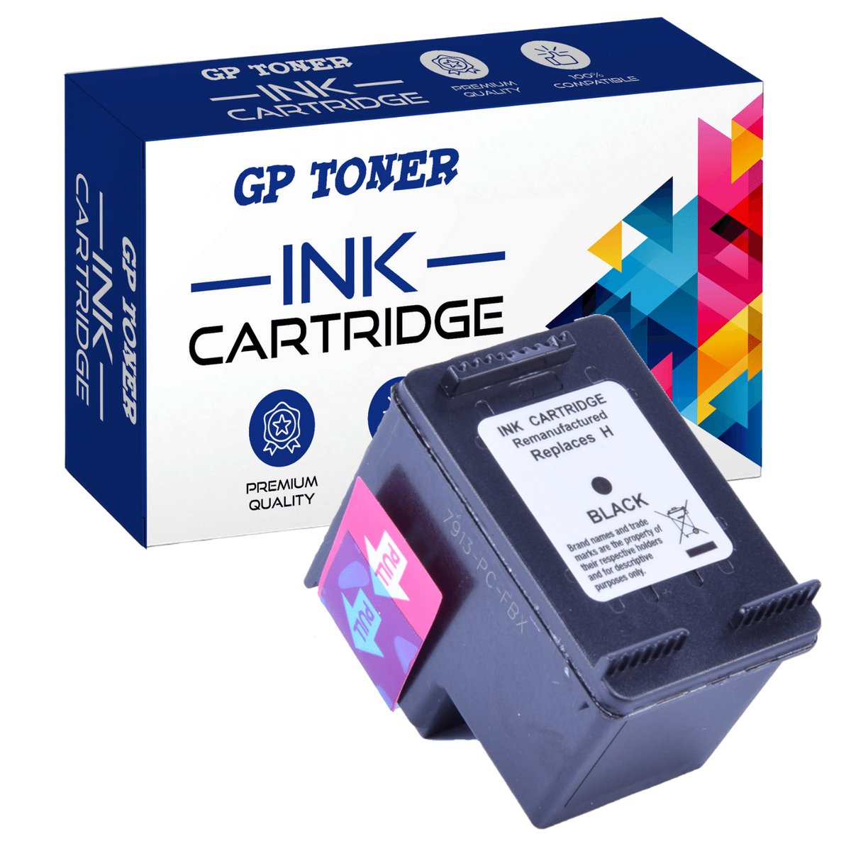 Tusze do HP 652 1115 2315 2135 3635 3785 3835 4535 Czarny