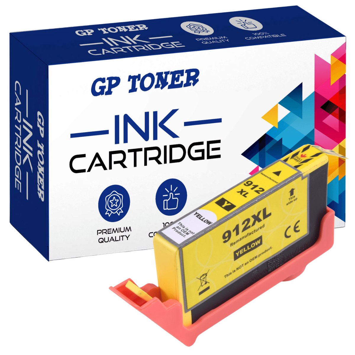 Gp toner Tusz do HP 912 XL OFFICEJET PRO 8010 8013 8020 8023 8024 - GP-H912XL Y GP-H912XL Y