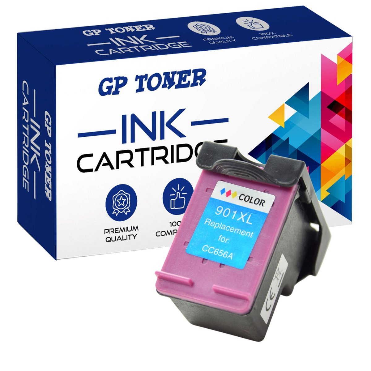 Tusz do HP 901XL OFFICEJET J4500 J4524 J4535 J4540 J4580 J4680 XXL Kolor