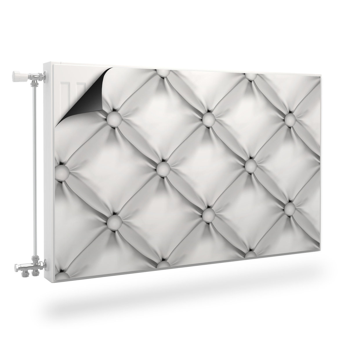 Magnetyczna MASKOWNICA Na Kaloryfer Pikowany Wzór 3D 110cm x 60cm