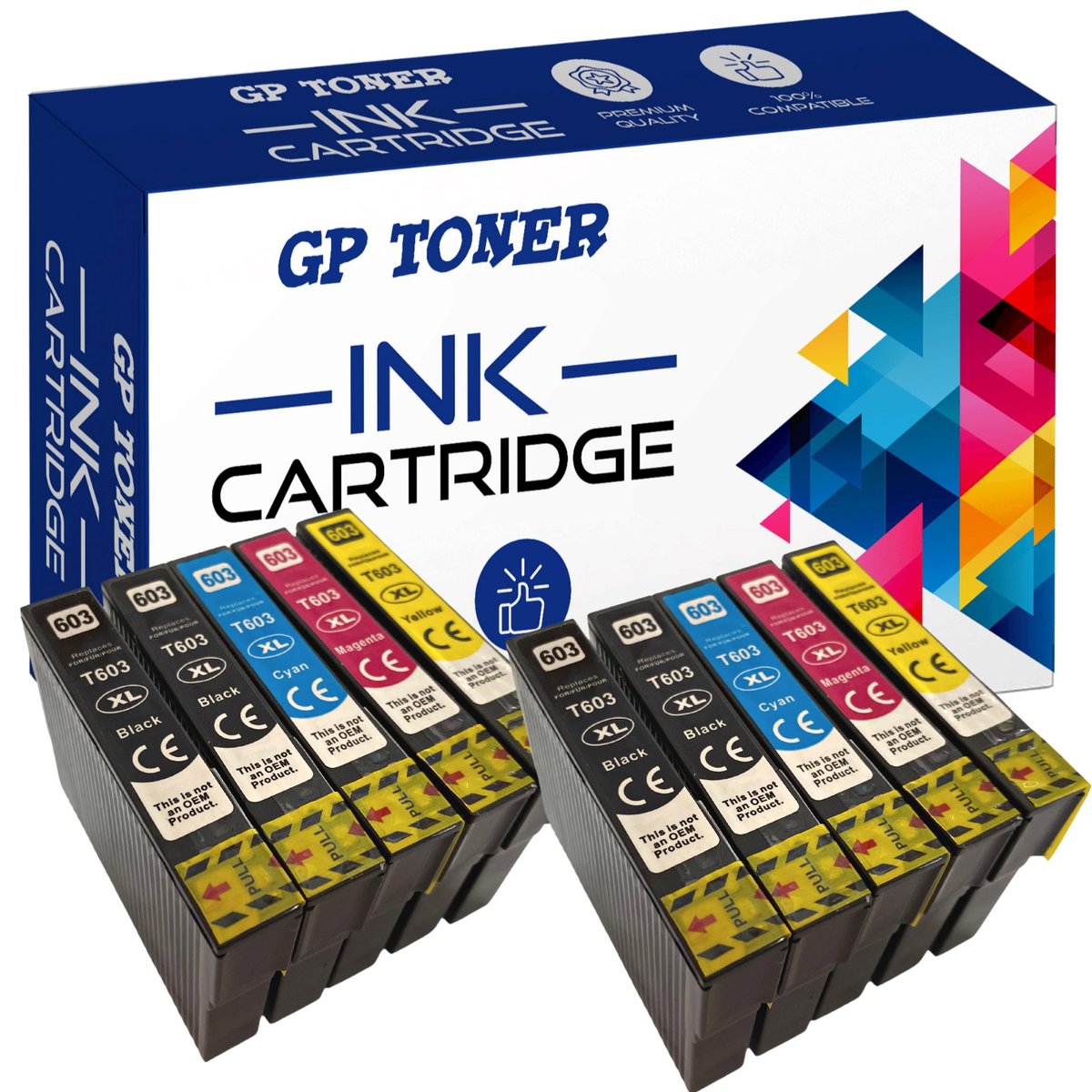 Zestaw Tuszy  do Epson 603XL WF2835 2850 2830 DWF XP2100 2105 3100 4100 3105