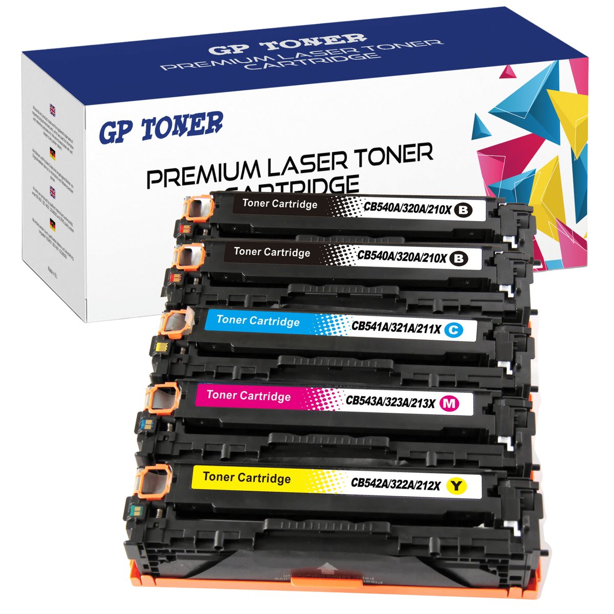 Gp Toner TONER DO HP CP2025 CM2320 M351 M375 M451 M475 M476 - GP-H545/325/215CMYKK GP-H545A/3245A/215A