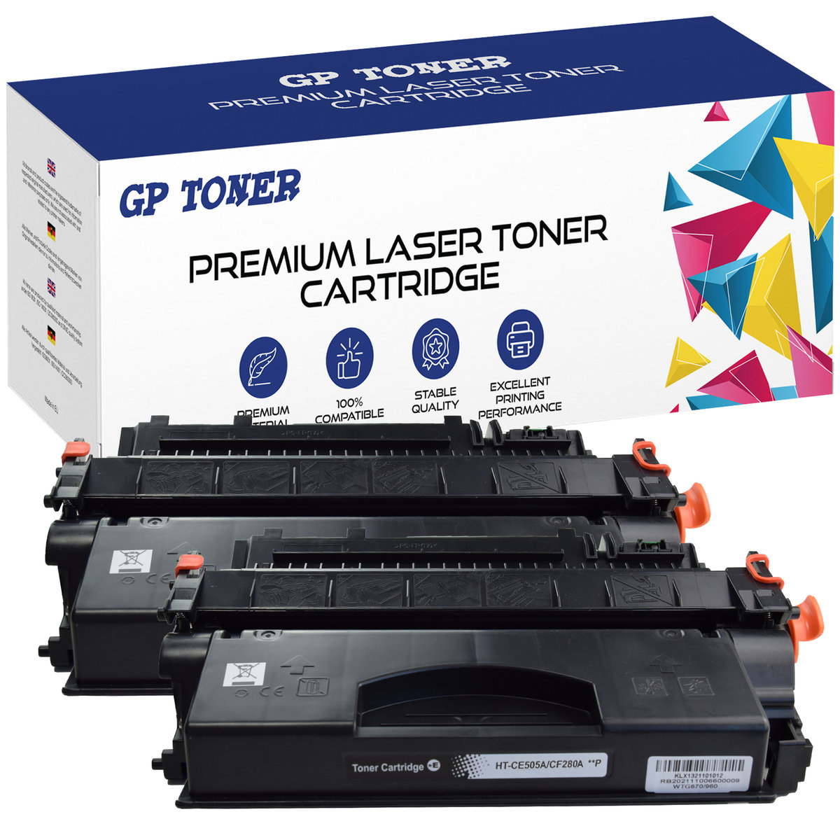 2x Toner do HP LaserJet P2035 P2050 P2055 P2055D P2055DN 05A CE505A