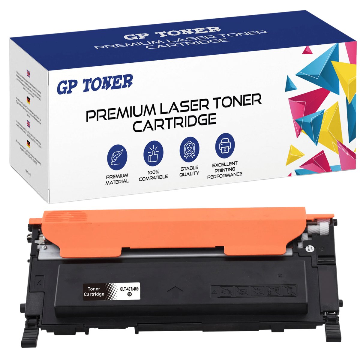 Gp Toner Toner zamiennik do Samsung CLT-K4072S/ CLT-K4092S CLP-310 CLP-315 CLP-320 CLP-325 CLX-3170FN CLX3185 - GP-S407/409BK GP-S407/409BK