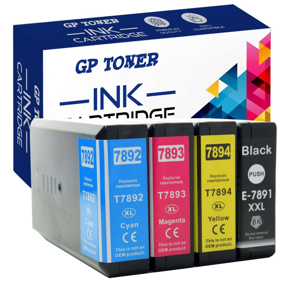 Zestaw do Epson T7891 T7892 T7893 T7894 WF-5110DW WF-5620DWF WF-5690DWF
