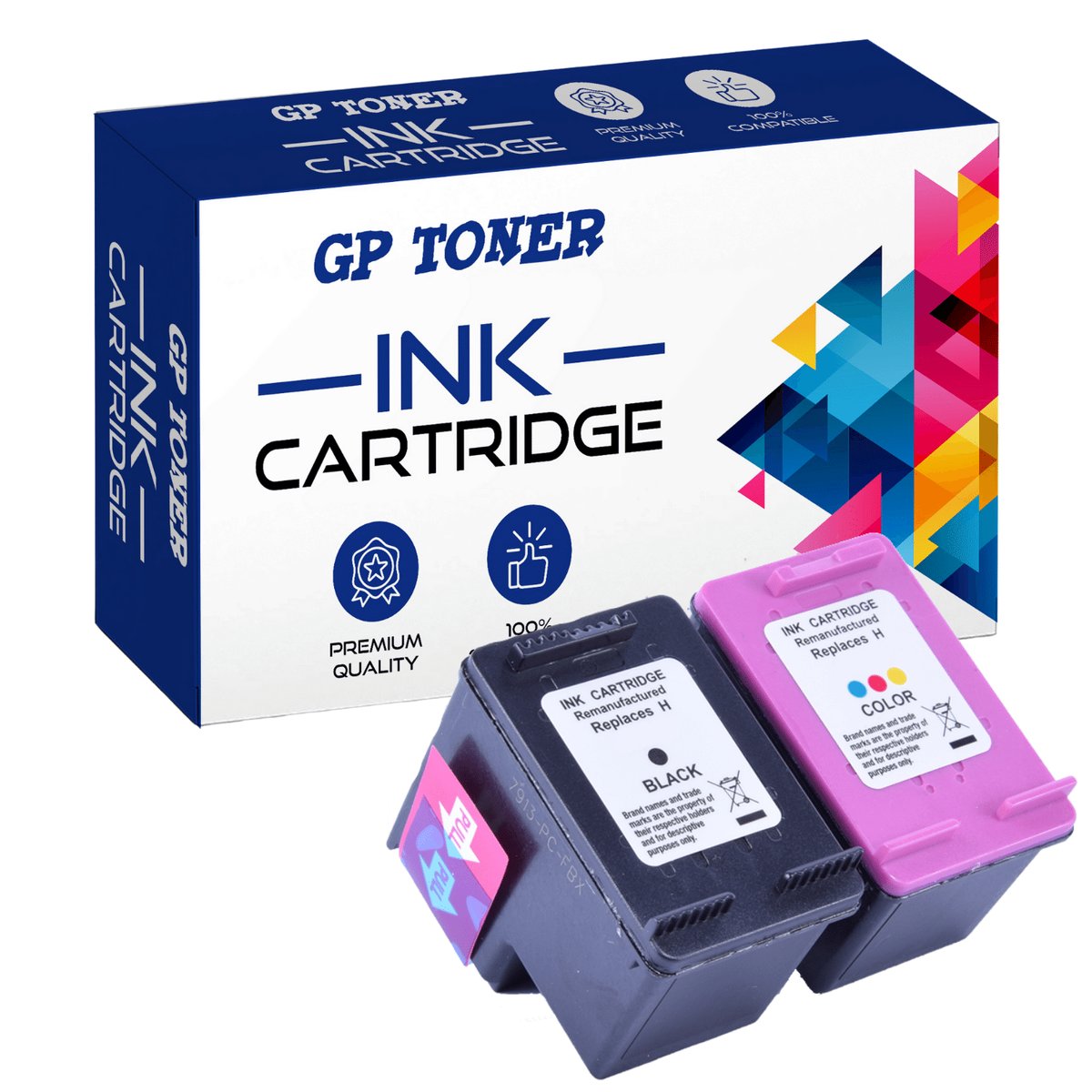 Tusz do HP 704XL Deskjet Ink Advantage 2060 2010 Czarny + Kolor