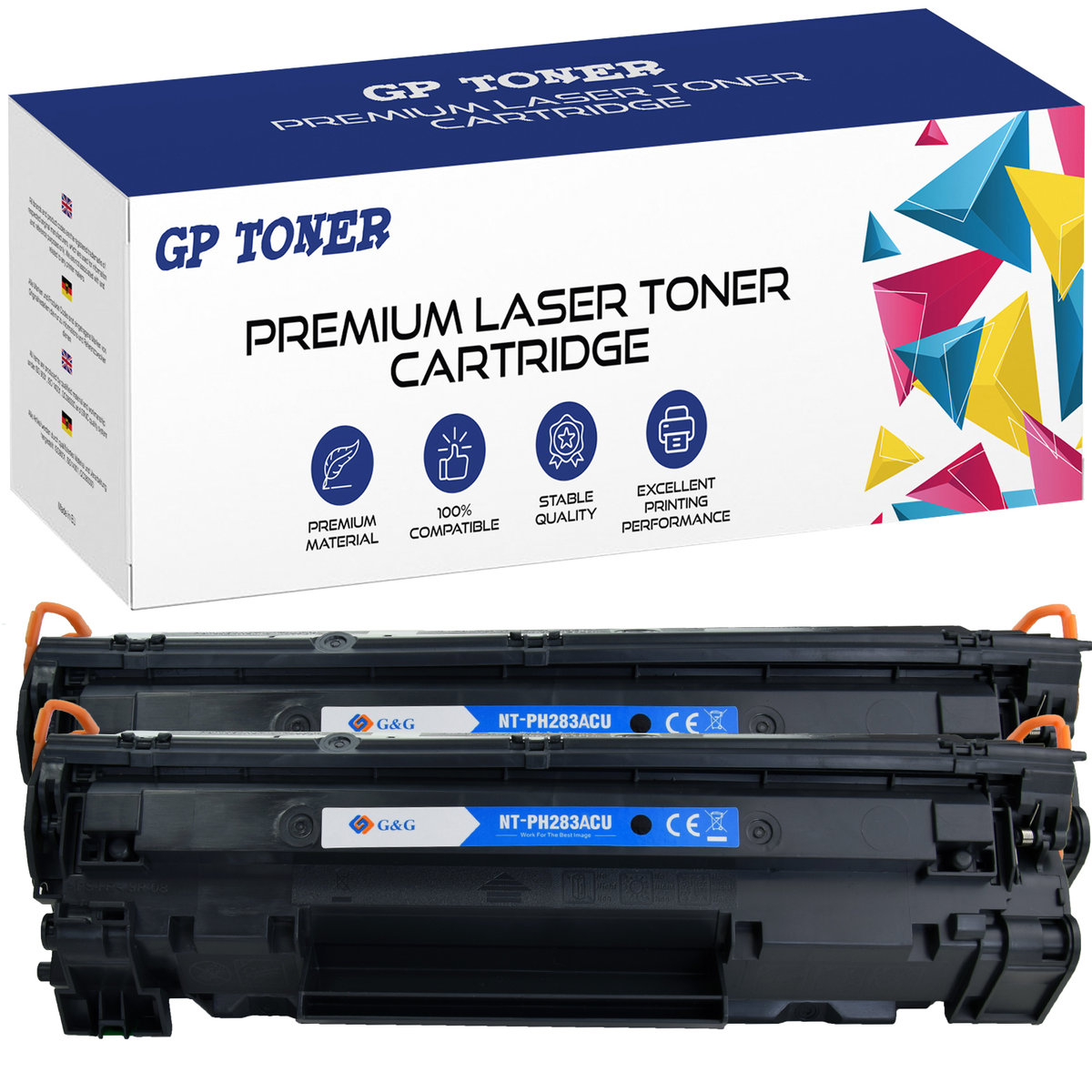 2x Toner do HP LaserJet Pro MFP M125a M125rnw M126a M127fw M225dn M226dw CF283A
