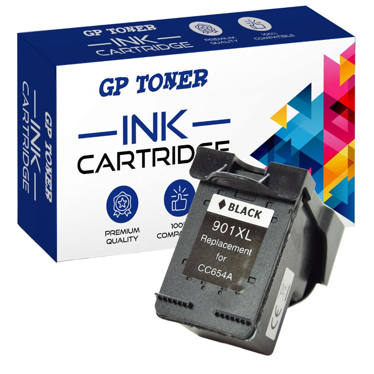 Tusz do HP 901XL OFFICEJET J4500 J4524 J4535 J4540 J4580 J4680 XXL Czarny