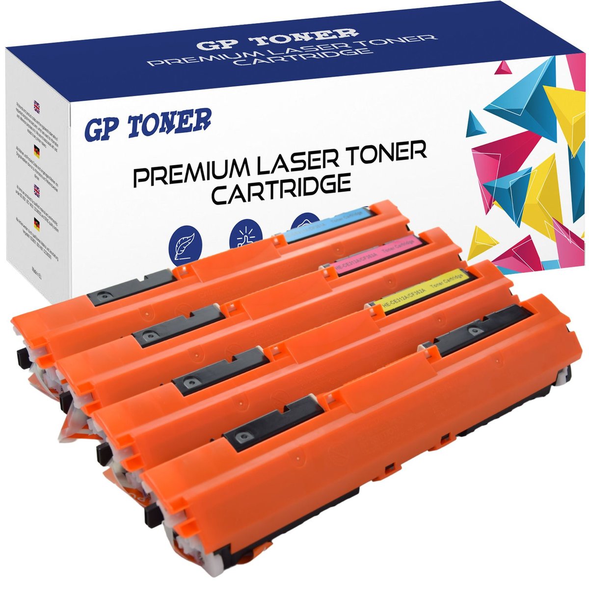 4x Toner do HP LaserJet Pro CP1023 CP1025 M275 MFP M176n CE310A-313A 126A