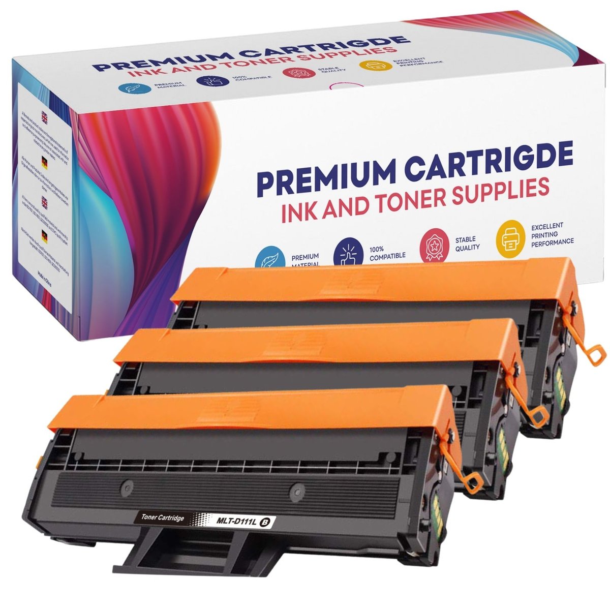 3x Toner do Samsung Xpress M2020 M2022 W Xpress-M2070 FW F MLT-D111