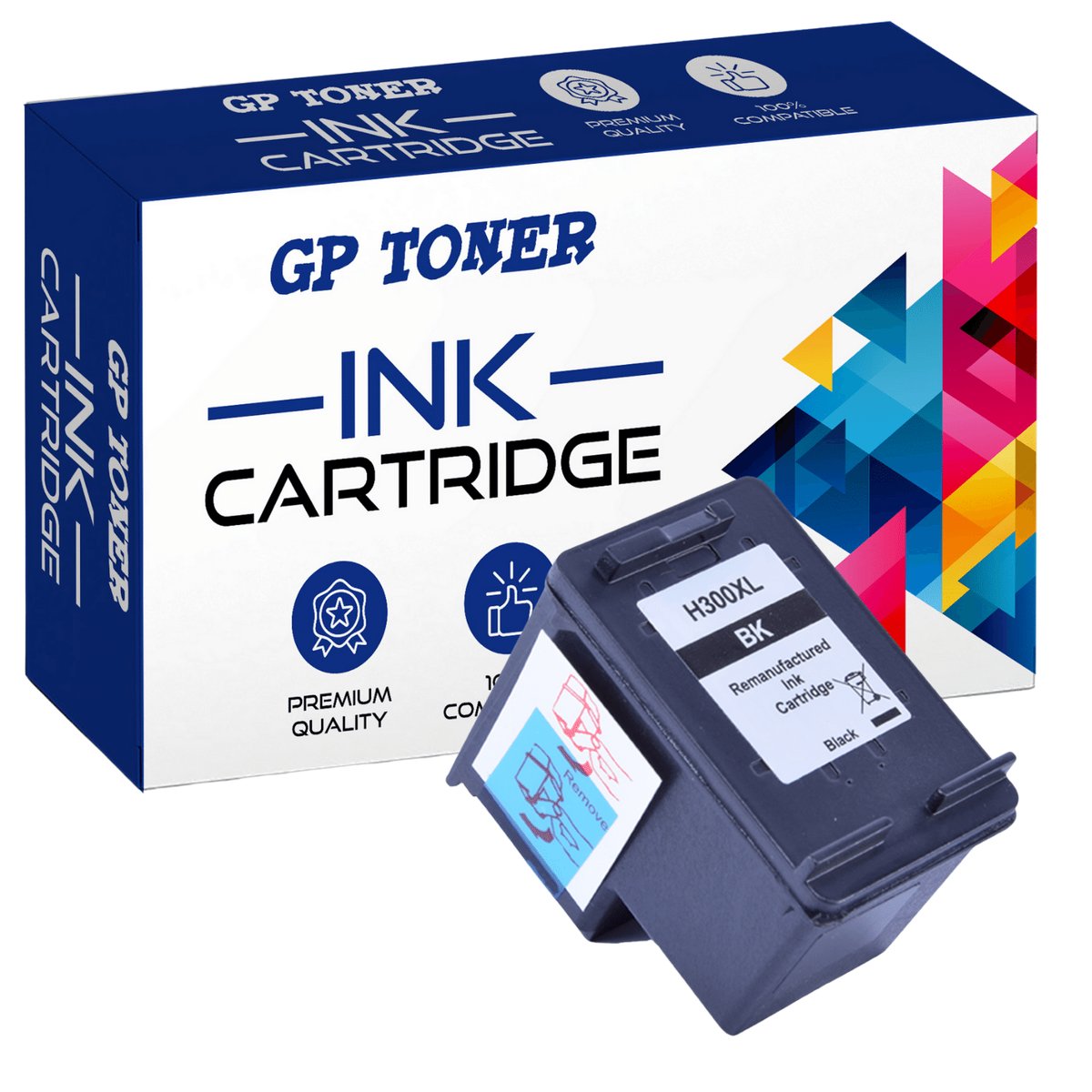 Tusz do HP 300 XL DESKJET F2492 F4210 F4224 F4272 F4280 F4580 Czarny