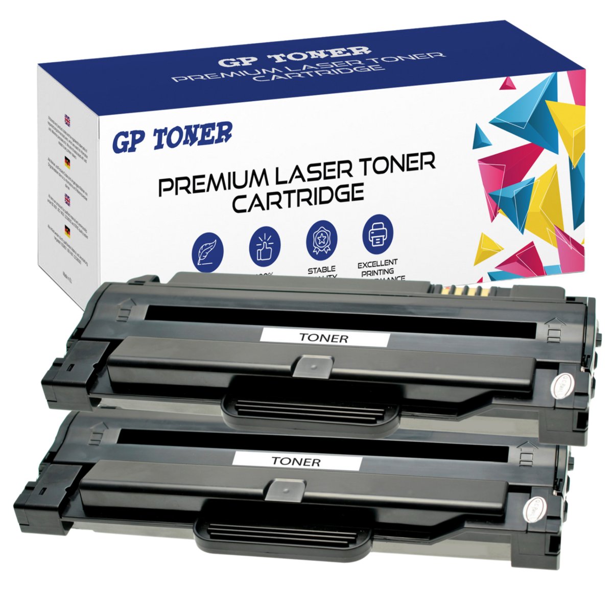 2x Toner do Samsung ML1910 K ML1911 ML1915 ML2525 ML2580 N NK SF650 P SCX4623 F FN
