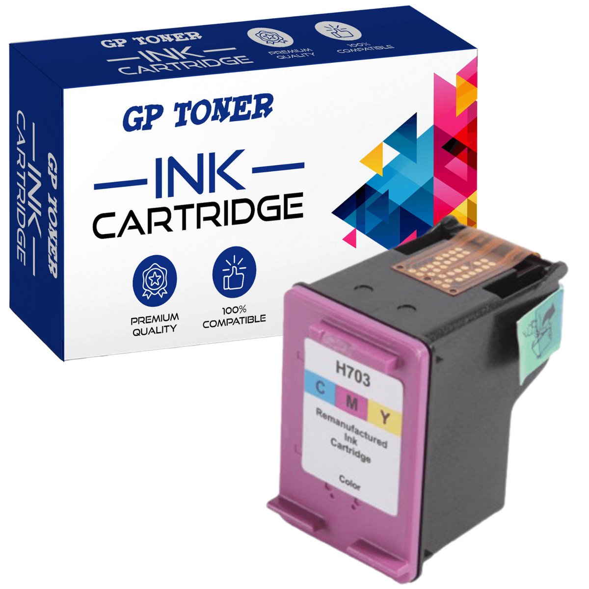 Фото - Картридж HP Tusz do  703XL DeskJet Ink Advantage D730 F735 K109a K209a K510a Kolor 