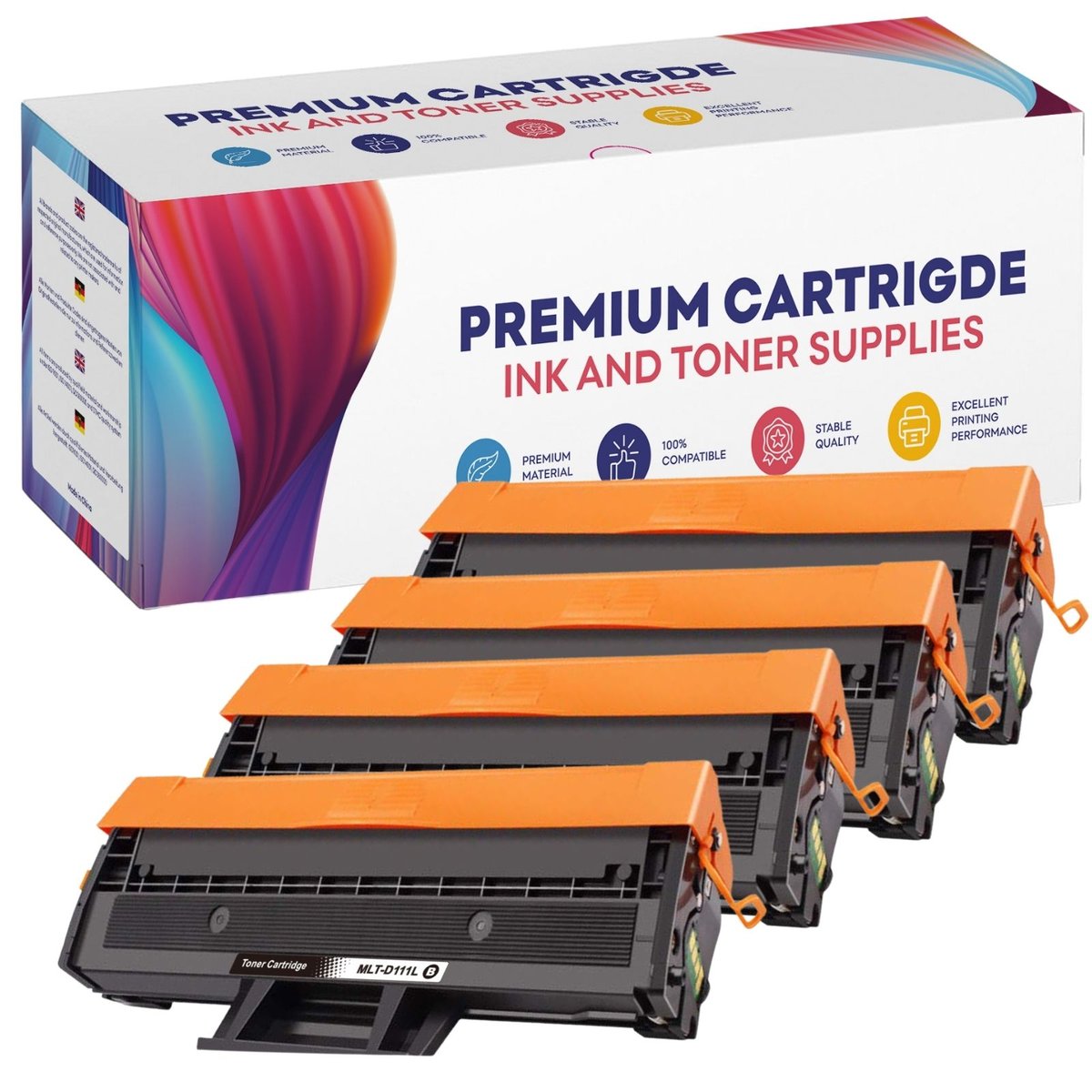 4x Toner do Samsung Xpress M2020 M2022 W Xpress-M2070 FW F MLT-D111