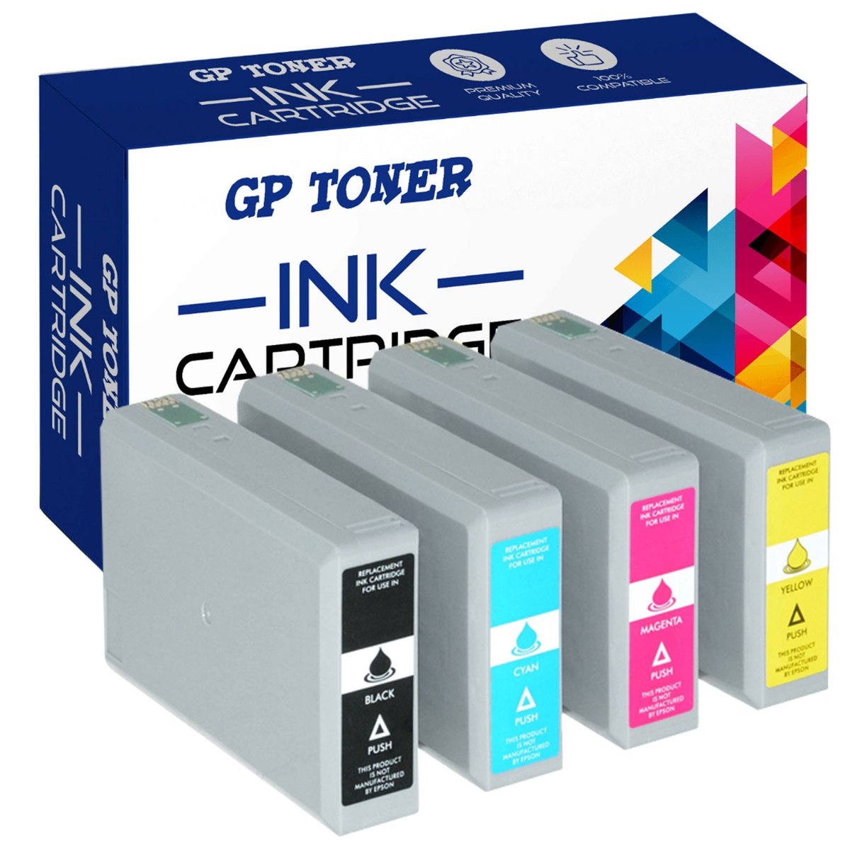 Zestaw Tuszy do EPSON WORKFORCE PRO WF-5620DWF WF-5190DW WF-4630DWF
