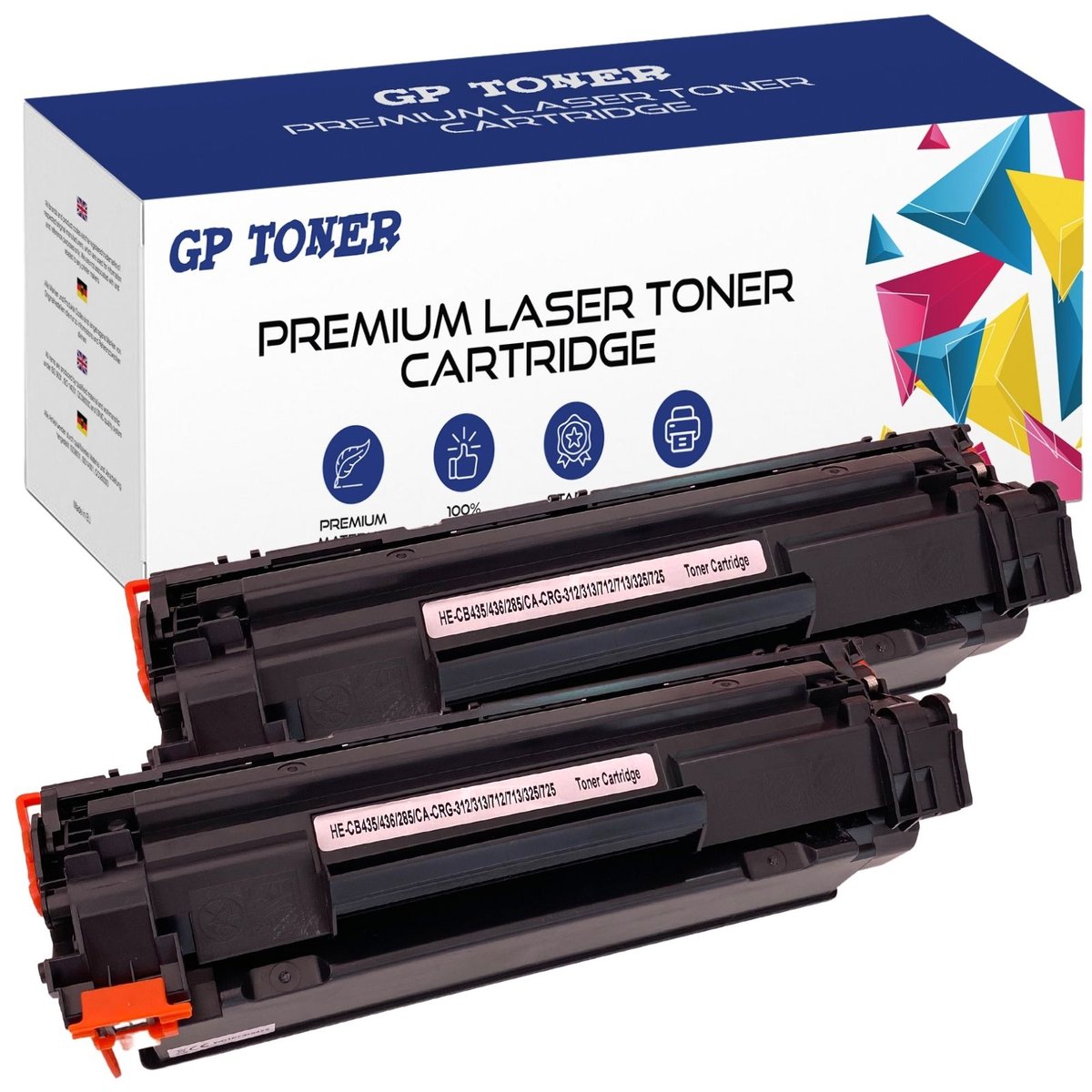 2x Toner do HP LaserJet M1130 M1132 M1136 M1210 M1212 P1100 P1102w P1106 P1109