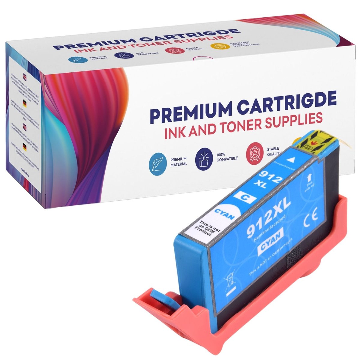 Gp toner Tusz do HP 912 XL OFFICEJET PRO 8010 8013 8020 8023 8024 - GP-H912XL C GP-H912XL C