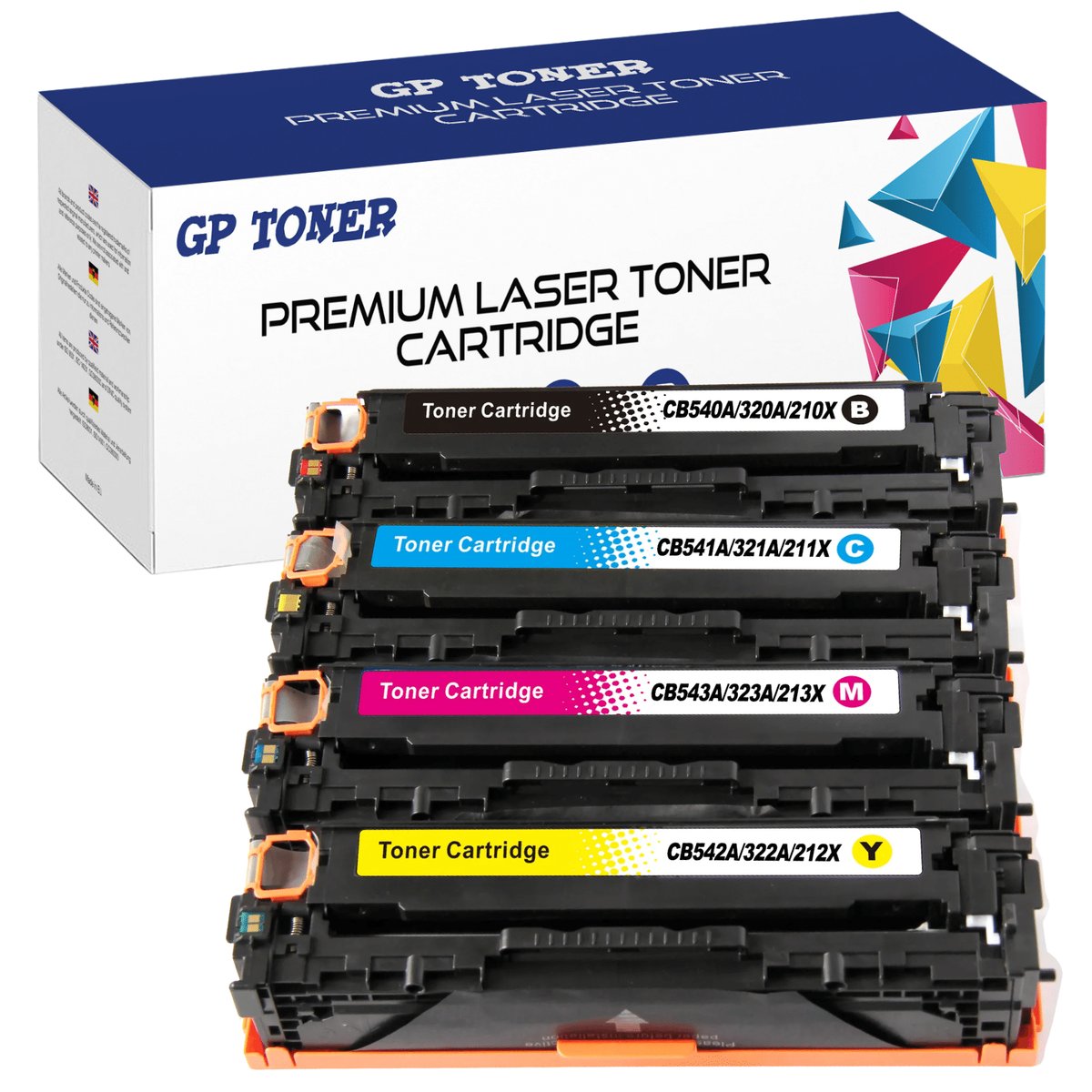 Gp Toner TONER DO HP CP2025 CM2320 M351 M375 M451 M475 M476 - GP-H544/324/214CMYK GP-H544A/324A/214A