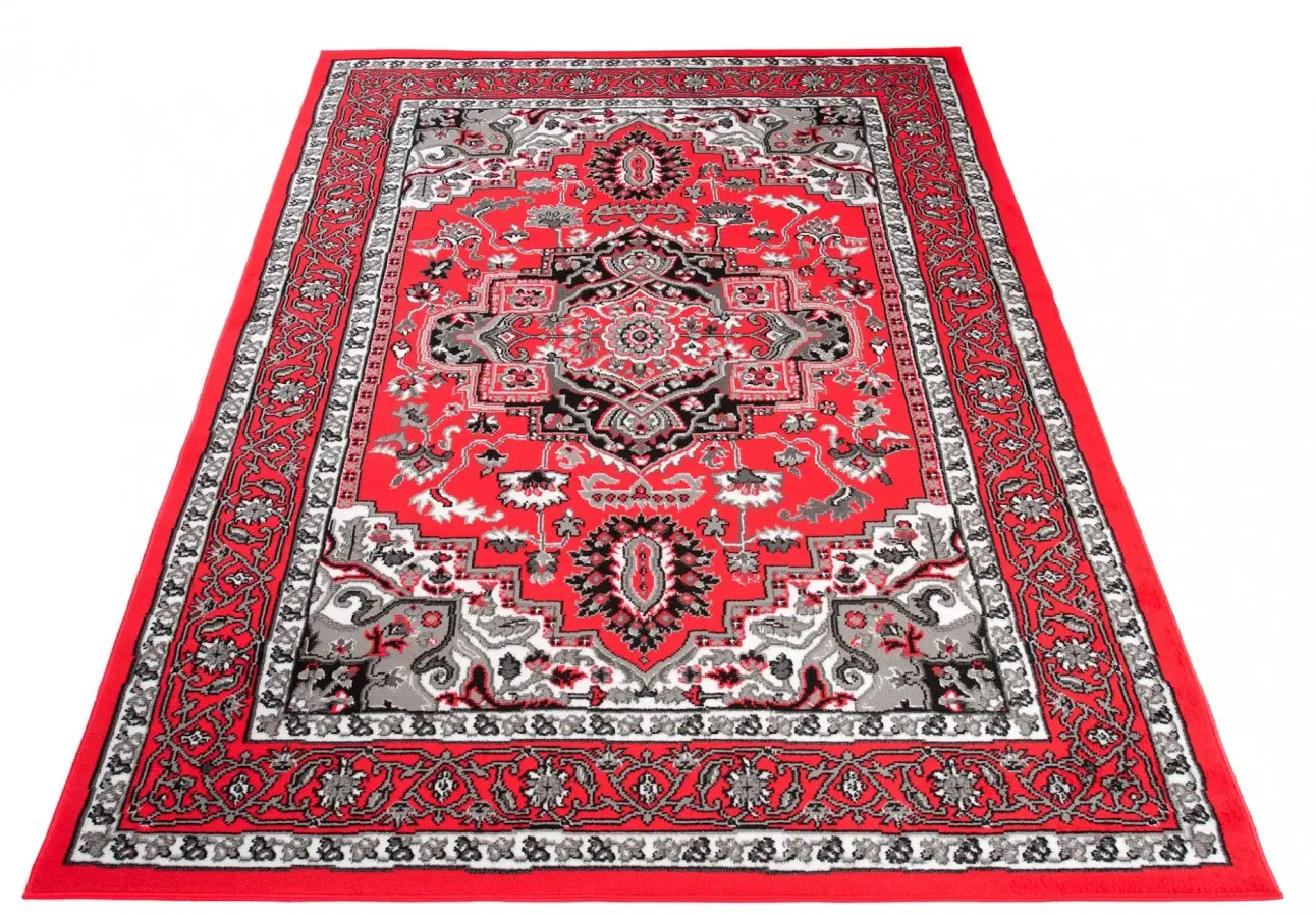 Czerwony dywan orientalny Zinos 3X
