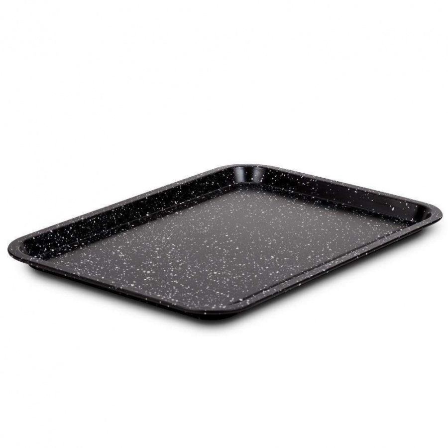 Blacha granitowa niska NATURE do pieczenia ciastek frytek warzyw 39x24,5 cm kod: O-10-239-007