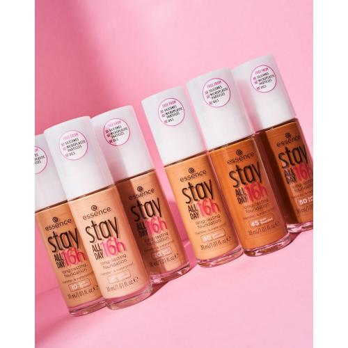 Essence Stay All Day 16h podkład 30 ml dla kobiet 50 Soft Caramel
