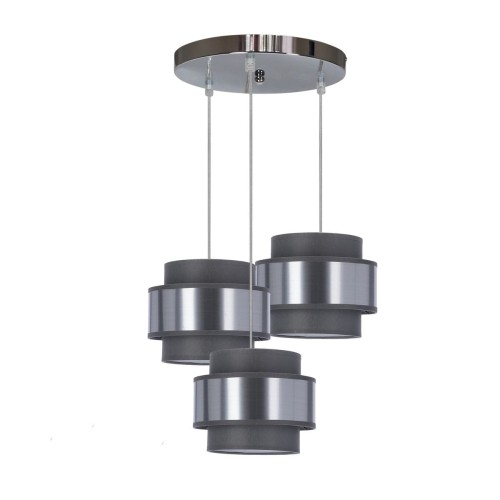 Hare lampa wisząca 3-punktowa chrom 33-18496