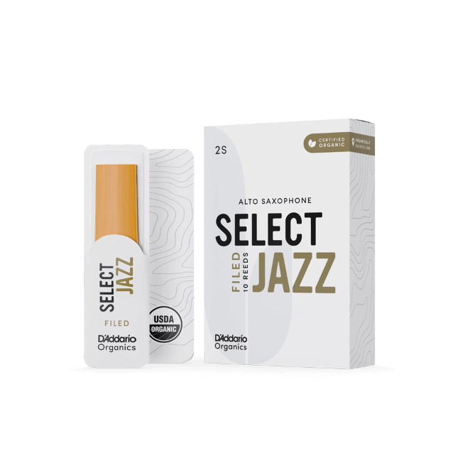 D'Addario Rico Jazz Select Filed 3M Alto Sax