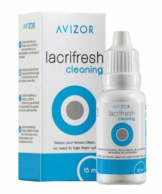 Avizor Lacrifresh Cleaning Drops 15ml