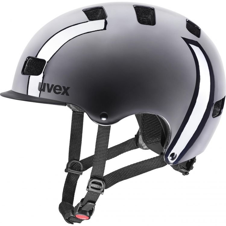 UVEX HLMT 5 Bike Pro Chrome Helmet, szary 55-58cm 2022 Kaski BMX i Dirt
