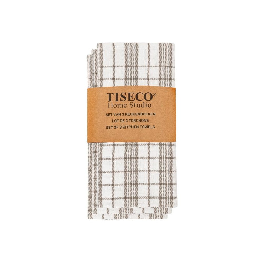 Bawełniane ścierki zestaw 3 szt. 70x50 cm – Tiseco Home Studio