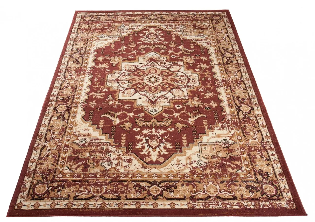 Brązowy dywan klasyczny D4-K71