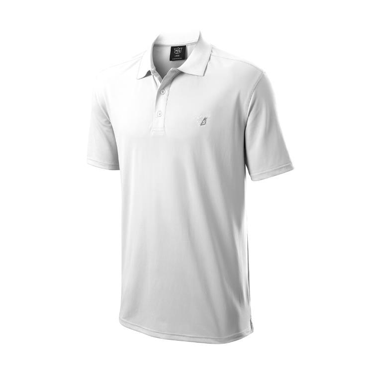 Koszulka golfowa Classic Polo Wilson Staff, (white, rozm. L)