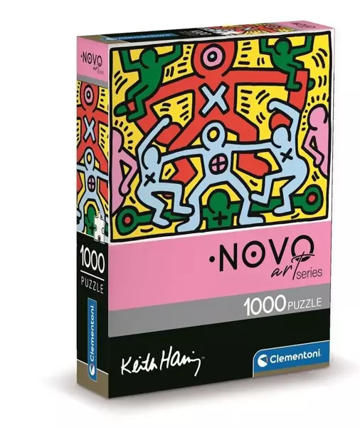 Puzzle 1000 Compact Art Keith Haring - Clementoni