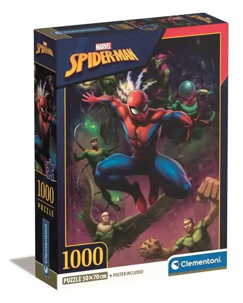 Puzzle 1000 Compact Spiderman - Clementoni