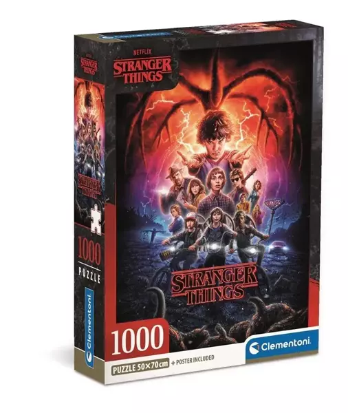 Puzzle 1000 Compact Netflix Stranger Things - Clementoni
