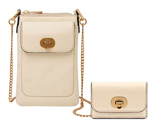 Fossil Womens Harper torba na ramię, biała, 10,8 x 2,5 x 17,1 cm (dł. x szer. x wys.), biały, 10.8 cm L x 2.5 cm W x 17.1 cm H
