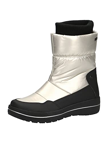 Caprice Damskie sztyblety 9-9-26480-29, Black Platyna, 42 EU