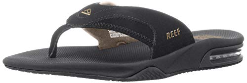 Reef Męskie klapki japonki Fanning Navy/Grey, czarny, czarno-brązowy, 45 EU