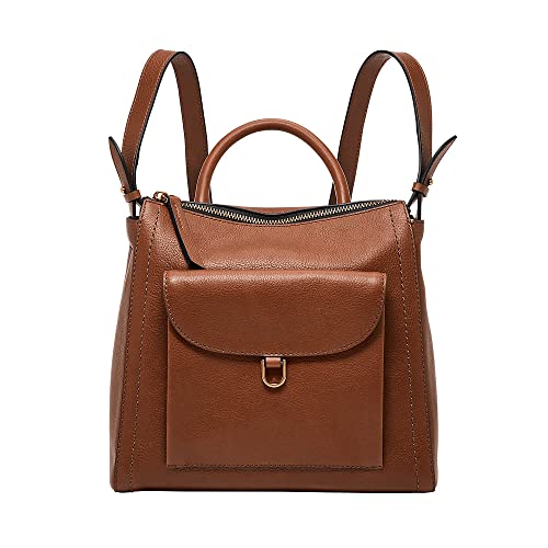 Fossil Womens Parker Backpack, brązowy, 33 dł. x 13 szer. x 35,6 cm wys, brązowy, 33 cm L x 13 cm W x 35.6 cm H