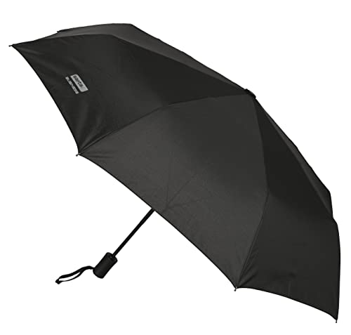 Safta Business Black Czarny, 8 paneli, metalowe pręty, wygodne i uniwersalne, jakość i wytrzymałość, 33-62 cm, materiał Poliester, Kolor Czarny, czarny, Estándar, zwykły