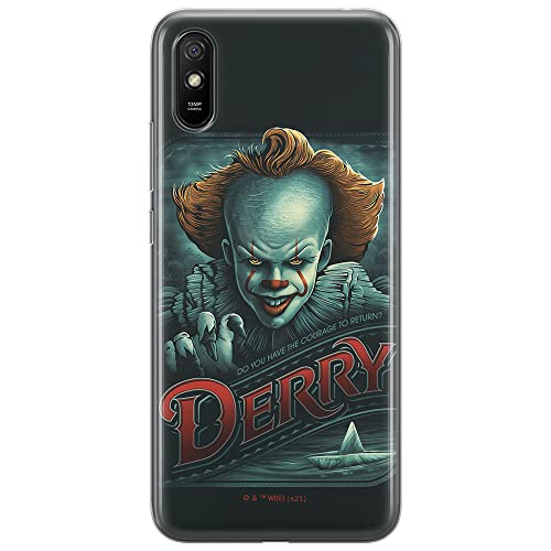 ERT GROUP etui na telefon Xiaomi REDMI 9A, case oryginalny i oficjalnie licencjonowany przez Horror, wzór It 021, optymalnie dopasowane, plecki z TPU