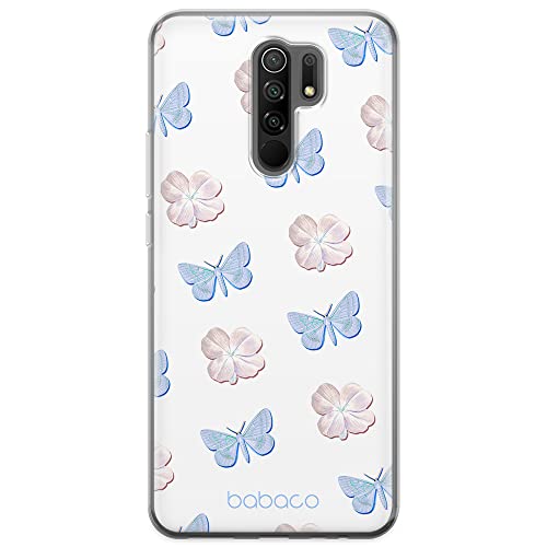 ERT GROUP etui na telefon Xiaomi REDMI 9, case oryginalny i oficjalnie licencjonowany przez Babaco, wzór Flowers 043, optymalnie dopasowane, plecki z TPU