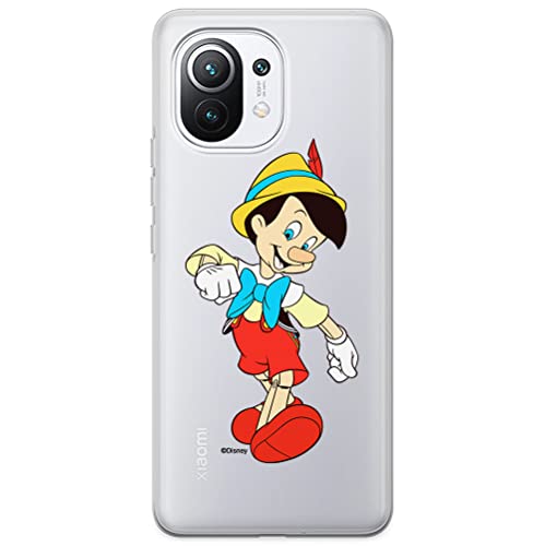 ERT GROUP etui na telefon Xiaomi 11, case oryginalny i oficjalnie licencjonowany przez Disney, wzór Pinocchio 001, optymalnie dopasowane, plecki z TPU częściowo przeźroczyste