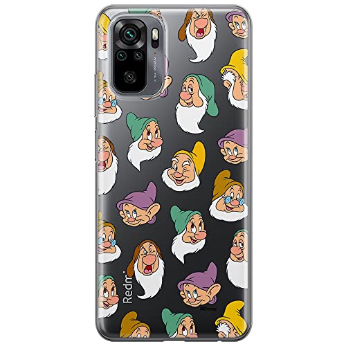 ERT GROUP etui na telefon Xiaomi REDMI NOTE 10/ 10S, case oryginalny i oficjalnie licencjonowany przez Disney, wzór Snow White and the Seven Dwarfs 015, plecki z TPU częściowo przeźroczyste