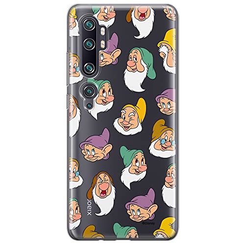 ERT GROUP etui na telefon Xiaomi MI NOTE 10 / MI NOTE 10 PRO, case oryginalny i oficjalnie licencjonowany przez Disney, wzór Snow White and the Seven Dwarfs 015, plecki z TPU częściowo przeźroczyste