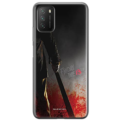 ERT GROUP etui na telefon Xiaomi REDMI 9T/ POCO M3, case oryginalny i oficjalnie licencjonowany przez Horror, wzór Friday the 13th 012, optymalnie dopasowane, plecki z TPU