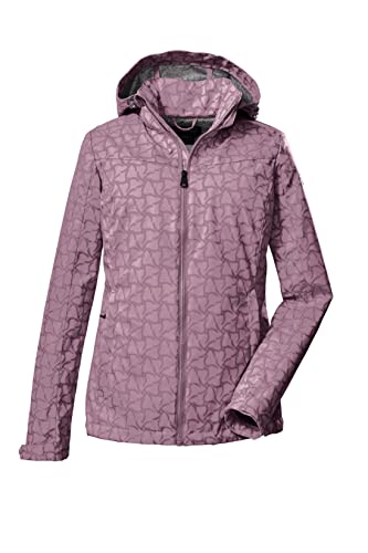 Killtec Damska kurtka softshell / kurtka outdoorowa z odpinanym kapturem KOS 90 WMN SFTSHLL JCKT; mauve, 40, 39140-000