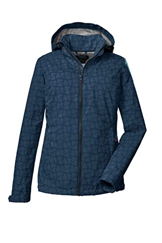 Killtec Damska kurtka softshell / kurtka outdoorowa z odpinanym kapturem KOS 90 WMN SFTSHLL JCKT; granatowa, 38, 39140-000