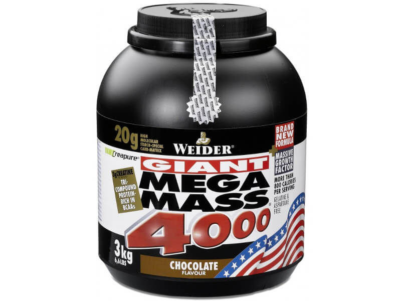 Weider Mega Mass 4000, 3000 g